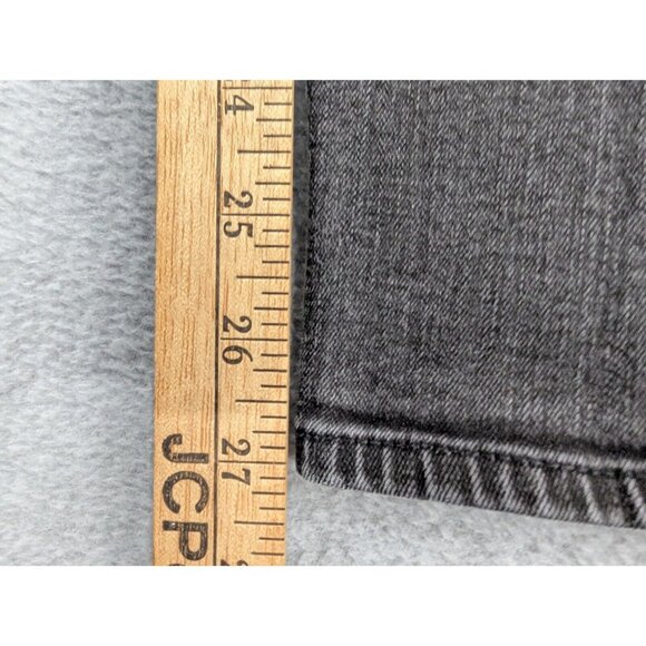 Lucky Brand Jeans Womens Size 8 Black Brooke Skinny Destressed Tapered - Picture 8 of 16